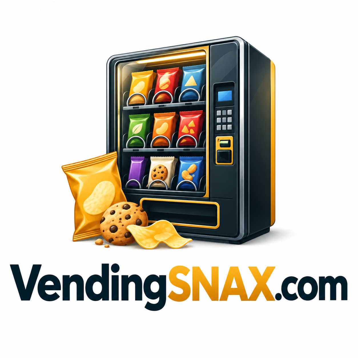 VendingSNAX.com domain name artwork